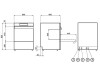Geschirrspülmaschine lagastro Profiline SP-MD, doppelwandig, mit Thermostop-Technologie HACCP, inkl. Ablaufpumpe und Dosierpumpen