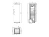 vaiotec EASYLINE 305 Lagertiefkühlschrank mit ABS-Innenraum, 305 Liter, Umluftkühlung, BTH 600 x 653 x 1860 mm