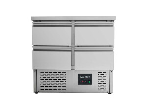 vaiotec EASYLINE Mini 700 Kühltisch, 4 Schubladen...