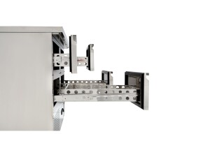 vaiotec EASYLINE 700 Mini Kühltisch, 6 Schubladen für GN 1/1, 368 Liter, statische Kühlung, BTH 1370 x 700 x 850 mm
