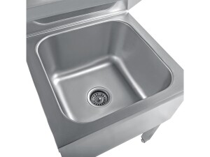 vaiotec EASYLINE 600 Handwasch-Ausgussbecken mit Wasserhahn, BTH 500 x 600 x 850 mm