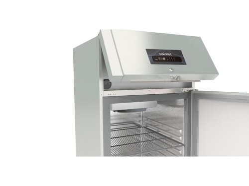 Edelstahl Tiefkühlschrank PROFI, 645 Liter, für GN 2/1, Umluftkühlung, BTH 660 x 850 x 2115 mm