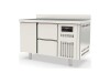 vaiotec EASYLINE 700 Tiefkühltisch, 2 Schubladen, 1 Tür für GN 1/1, 265 Liter, mit Aufkantung, BTH 1360 x 700 x 900 mm