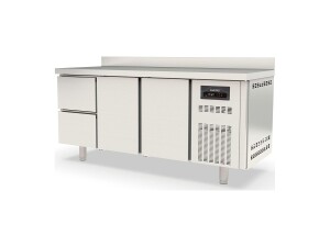 Edelstahl Kühltisch PROFI, Inhalt 410 Liter, 2...