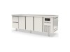 vaiotec PROFI Kühltisch, 548 Liter, 2 Schubladen 3 Türen, mit Umluftkühlung, BTH 2245 x 700 x 850 mm