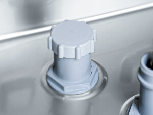Gläserspülmaschine PREMIUM Colged Toptech 34-23 GTDE mit eingebautem Enthärter, Reiniger-, Klarspüldosier- und Ablaufpumpe