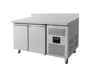 vaiotec EASYLINE 700 Tiefkühltisch, 2 Türen für GN 1/1, 282 Liter, mit Aufkantung, BTH 1360 x 700 x 900 mm