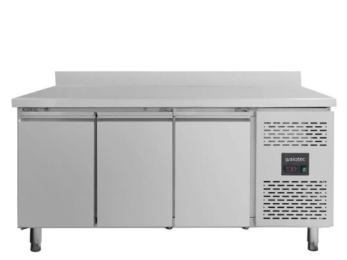 vaiotec EASYLINE 700 Tiefkühltisch, 3 Türen für GN 1/1, 417 Liter, mit Aufkantung, BTH 1795 x 700 x 900 mm