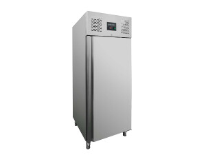 vaiotec EASYLINE 400 Edelstahl Tiefkühlschrank, Inhalt 429 Liter, GN 1/1, Umluftkühlung, BTH 680 x 710 x 2000 mm