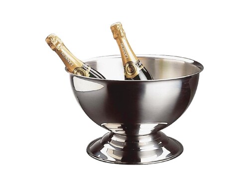 Champagnerkühler, Kapazität 13,5L, aus poliertem Edelstahl