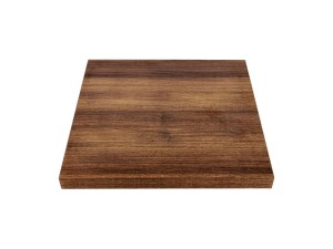 Tischplatte Eiche rustikal, quadratisch, vorgebohrt, BTH 600 x 600 x 48 mm