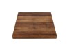Tischplatte Eiche rustikal, quadratisch, vorgebohrt, BTH 600 x 600 x 48 mm