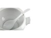 Suppenterrine mit Kelle, aus Porzellan, Weiß, BT 227 x 250 mm