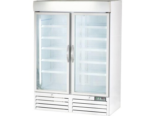 Displaytiefkühlschrank Tiefkühlschrank mit 2 Glastüren,...