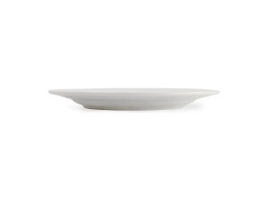 6er - Set Teller aus Porzellan, Linienmuster, Weiß, Ø 31 cm