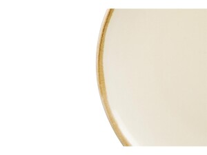 6er - Set Coupeteller aus Porzellan, Farbe Sandstein, Ø 17,8 cm