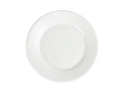 12er - Set Teller aus Porzellan, weiß, Ø 23 cm