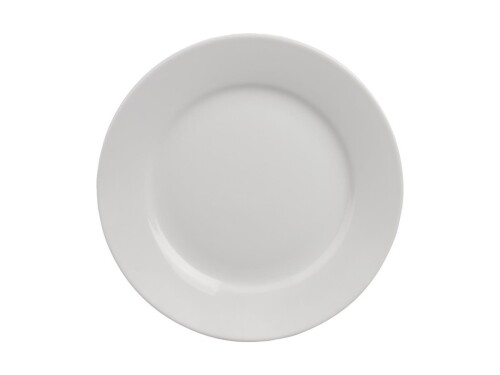 12er - Set Teller aus Porzellan, weiß, rund, Ø 25,4 cm