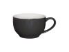 12er - Set Kaffeetassen aus Steingut, Farbe Grau, Kapazität 22,8cl