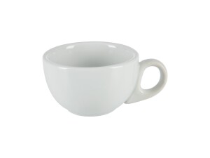 24er - Set Cappuccinotassen aus Porzellan, Farbe Weiß, Kapazität 220 ml