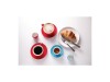 12er - Set Espressotassen aus Steingut, Farbe Rot, Kapazität 10cl