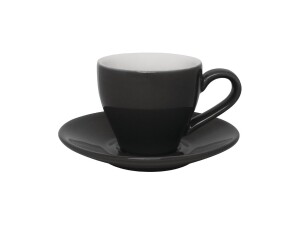 12er - Set Espressotassen aus Steingut, Farbe Grau, Kapazität 10cl