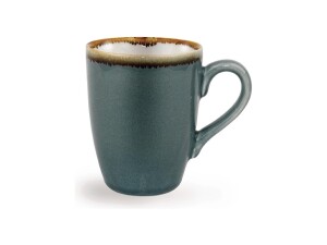 6er - Set Kaffeebecher aus Porzellan, Farbe Ozean, Kapazität 32cl
