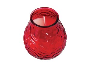 12er - Set Windlichter Lowboy Farbe Rot, Brenndauer 75 Std., Ø 10 cm