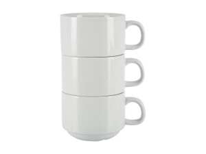 24er - Set Kaffeetassen aus Porzellan, Kapazität 200...