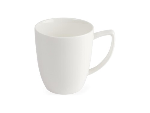 6er - Set Kaffeebecher aus Porzellan Weiß, Kapazität 290 ml