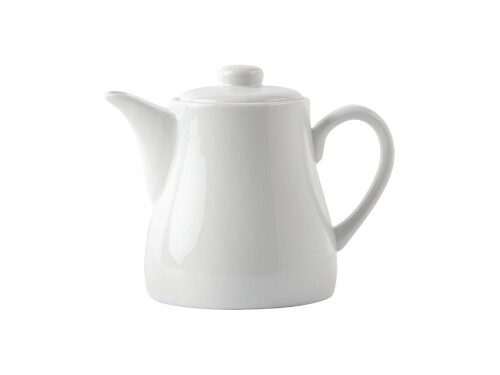 4er - Set Teekannen mit Henkel, aus Porzellan, Weiß,...