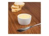12er - Set Butterschälchen aus Porzellan, weiß, Ø 6,2 cm
