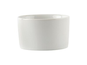 12er - Set Auflaufförmchen aus Porzellan, Kapazität 140ml, Farbe Weiß, Ø 8 cm
