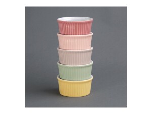12er - Set Crème Brulée Schälchen aus Steinzeug, Farbe Grün, Kapazität: 14,5cl, Ø 9 cm