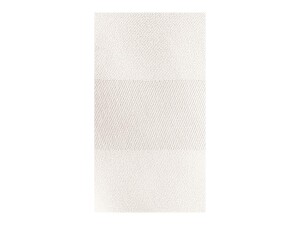 10er - Set Servietten, Weiß, 100% Baumwolle, Satinborte, 55 x 55 cm