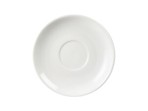 12er - Set Untertassen aus Porzellan, Weiß, geeignet für Teetassen