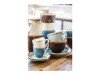6er - Set Espressotassen aus Porzellan, Farbe Sandstein, Kapazität 8,5cl