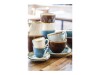 6er - Set Espressotassen aus Porzellan, Farbe Ozean, Kapazität 8,5cl