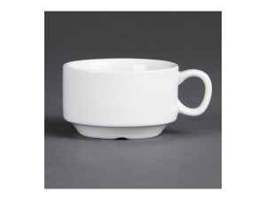 12er - Set Espressotassen aus Porzellan, Kapazität 85 ml, Weiß
