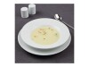 6er - Set Suppenteller aus Porzellan, weiß, Kapazität 21cl, Ø 22,8 cm