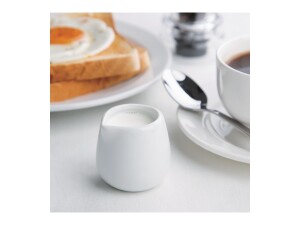 12er - Set Milchkännchen aus Porzellan, ohne Henkel, Weiß, Kapazität 4,3cl