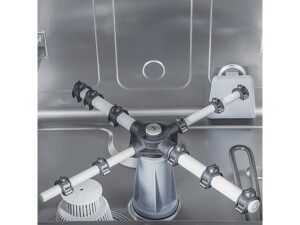 Gläserspülmaschine TOPLINE inkl. Entkalker, Klarspülmitteldosier-, Reinigerdosier- und Ablaufpumpe, 230 V, BTH 470 x 525 x 720 mm