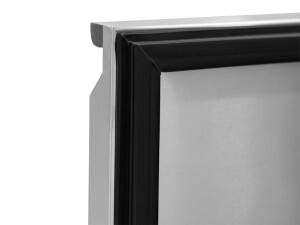 vaiotec EASYLINE Pizzatisch 800 mit 2 Türen, schwarze Granitarbeitsfläche, Umluftkühlung, BTH 1510 x 800 x 1000 mm