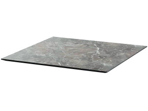 VEBA Tischplatte eckig, Galaxy Marmor, HPL, 700 x 700 mm