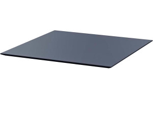 VEBA Tischplatte eckig, Schwarz, HPL, 700 x 700 mm