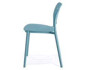 VEBA Outdoor Stuhl Propi, Blau, Sitzhöhe 460 mm, BTH 460 x 530 x 790 mm