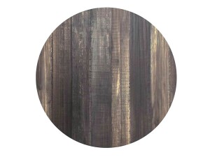 VEBA HPL Tischplatte Tropical Wood Ø700 mm
