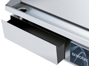 vaiotec EASYLINE Elektro Grillplatte, glatt, 230 V, Auftischgerät, BTH 550 x 445 x 241 mm