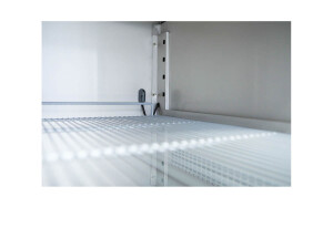 vaiotec EASYLINE Pizzatisch 800 mit 1 Tür & 7 Schubladen, graue Granitarbeitsfläche, inkl. Kühlaufsatz für 7x GN1/4, 175 Liter, BTH 1510 x 800 x 1435 mm