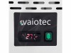 vaiotec EASYLINE Pizzatisch 800 mit 2 Türen, schwarze Granitarbeitsfläche, inkl. Kühlaufsatz für 7x GN1/4, 390 Liter, BTH 1510 x 800 x 1435 mm